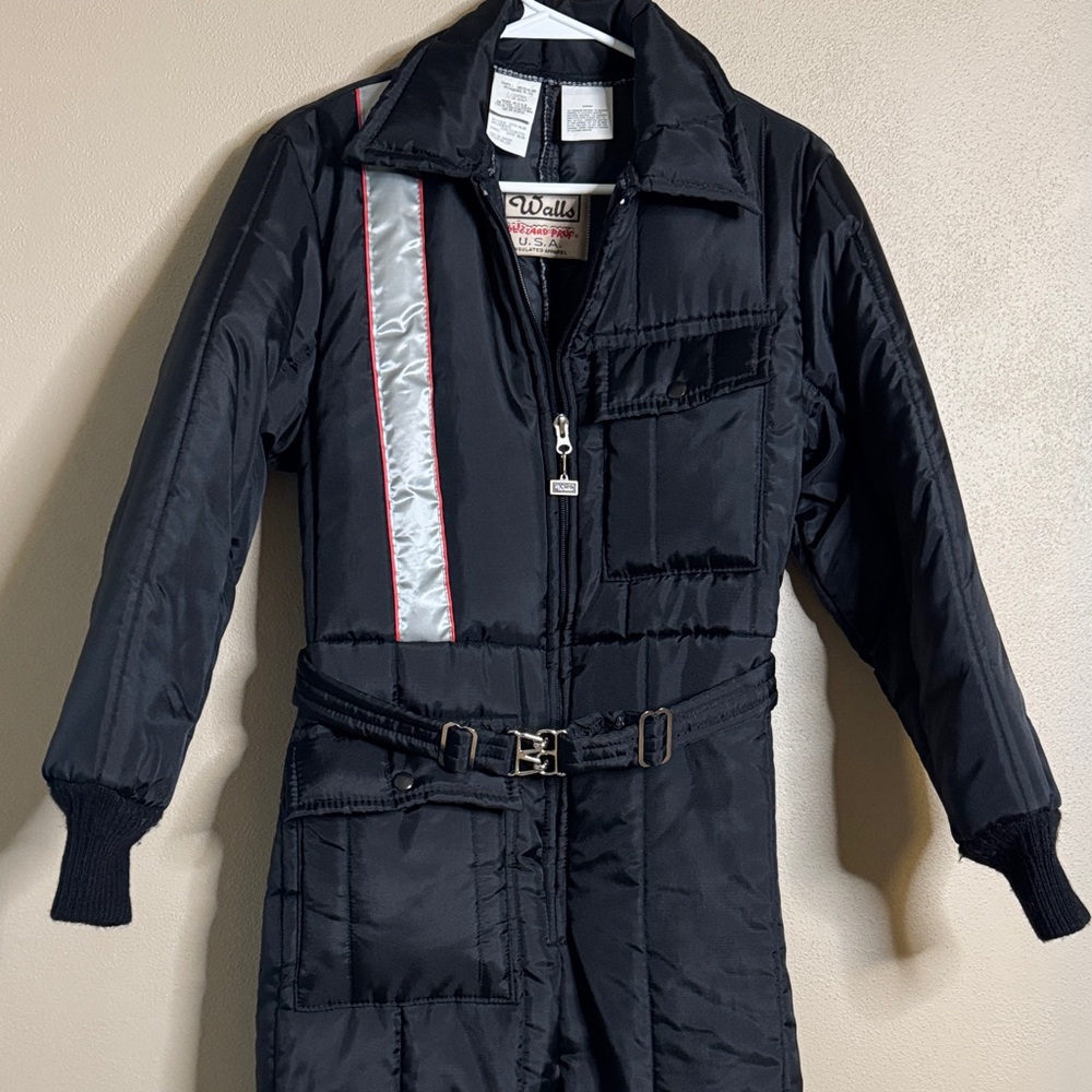 Walls Black Ski & Snow Jacket with Silver Accents